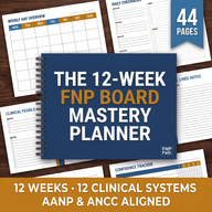 12-Week FNP Board Mastery Study Planner